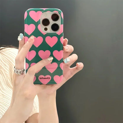 Cute Love Heart iPhone Case