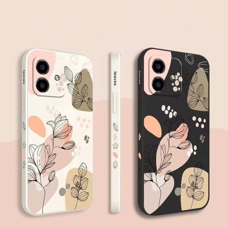 Cute Abstract Plants iPhone Case