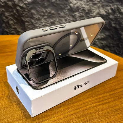 Luxury Magnetic iPhone Case + Stand