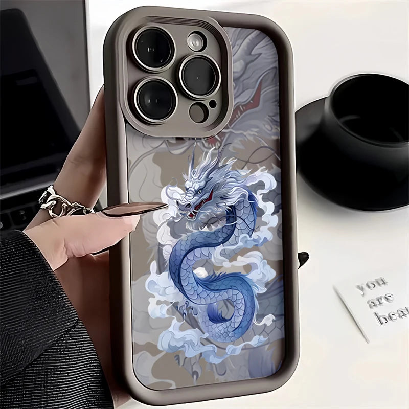Illusory Color Chinese Dragon iPhone Case