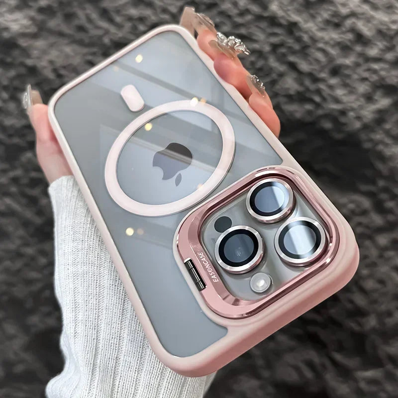 Luxury Magnetic iPhone Case + Stand