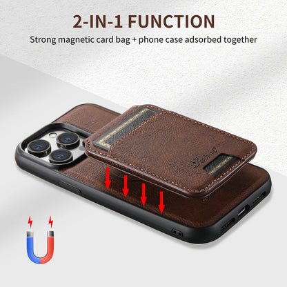 Magnetic Wallet Leather iPhone Case